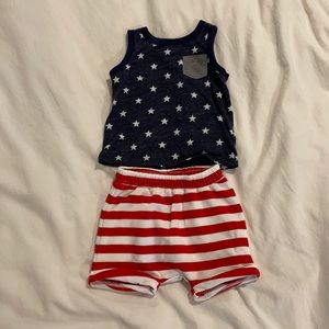 Old Navy American Flag Outfit